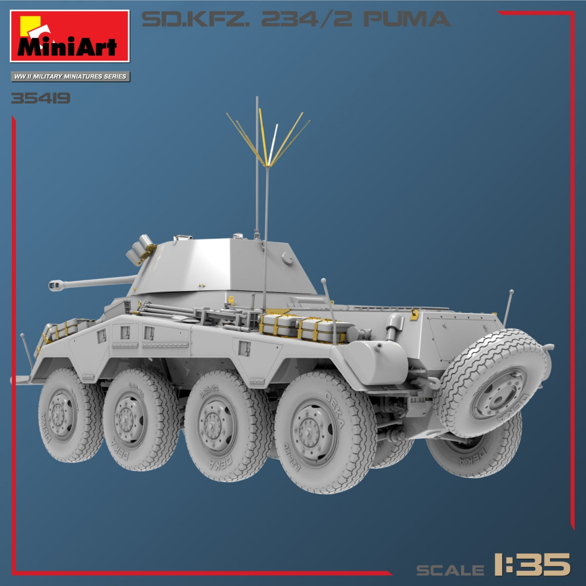 MiniArt 35419 SD.KFZ.234/2 PUMA 1/35 – immagine 13