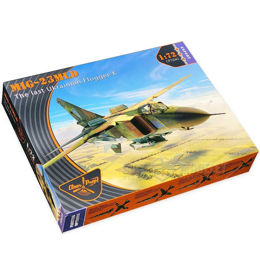 Propulseur transparent ! CP72042 MiG-23MLD Le dernier Flogger ukrainien - KIT EXPERT 1/72