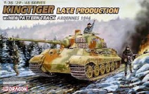 Dragon 6232 Kingtiger Production tardive avec chenilles à nouveau modèle Ardennes 1944 (1/35)
