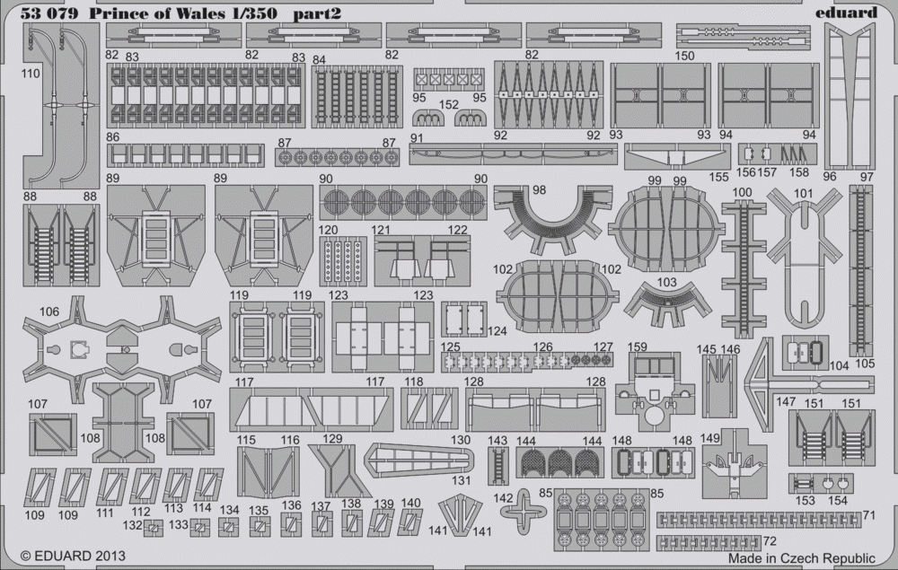 Eduard 53079 Prince de Galles 1/350 Tamiya – image 2