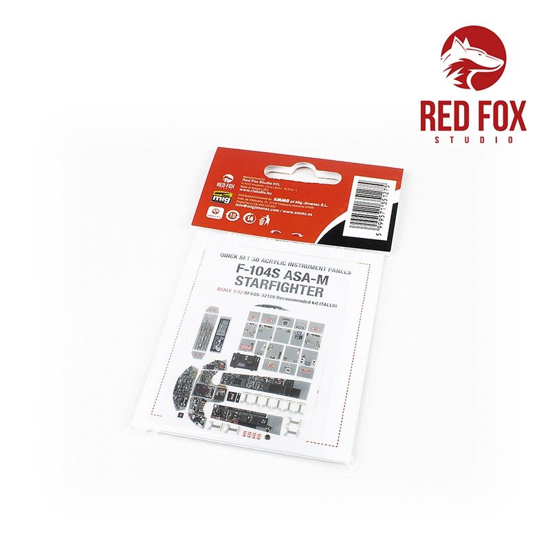 Red Fox Studio QS-32128 F-104S ASA M Starfighter (pour kit Italeri) 1/32  – image 2