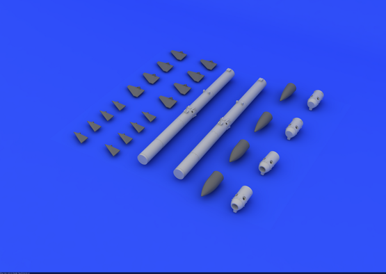 Eduard 648084 AIM-120A/B AMRAAM (2 pièces) 1/48 – immagine 3