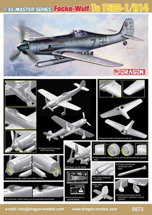 Dragon 5573 Focke-Wuff Ta 152C-1/R14 (1/48)