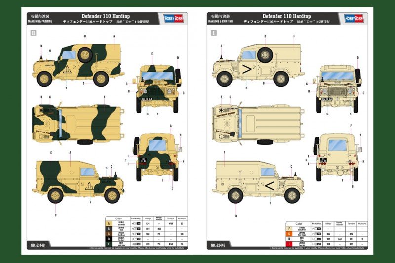 Hobby Boss 82448 Defender 110 Hardtop 1/35 – immagine 3