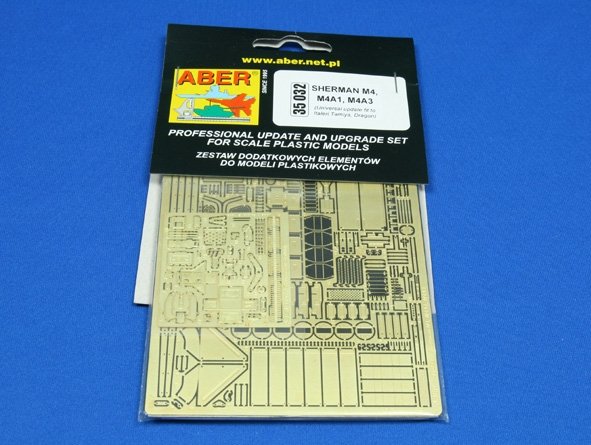 Aber 35032 Sherman M4, M4A1, M4A3 (TAM, ITA, DRA) (1/35) – immagine 3