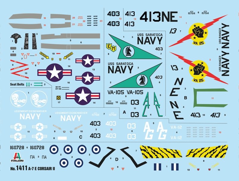 Italeri 1411 A-7E CORSAIR II 1/72 – zdjęcie 10