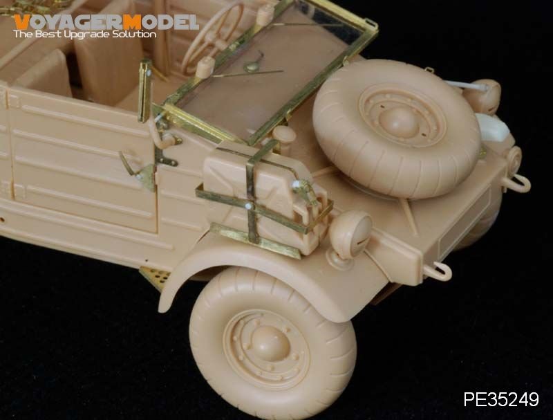Maquette Voyager PE35249 Kubelwagen Type 82 allemande de la Seconde Guerre mondiale pour kit TAMIYA au 1/35 – image 2