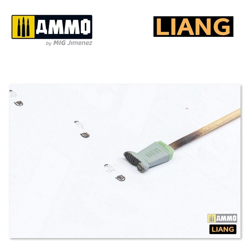 Liang 0401 Maquette imprimée en 3D d&amp;#39;outils à empreinte de chaussure, Seconde Guerre mondiale, échelle 1/35 – immagine 10