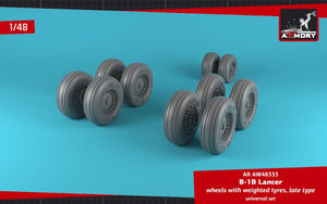 Roues Armory Models AW48333 B-1B Lancer avec pneus lestés, fin 1/48