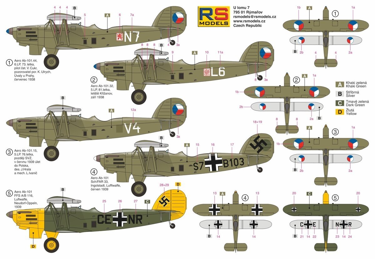 Rs Models 92262 Aero Ab-101 1/72 – zdjęcie 2