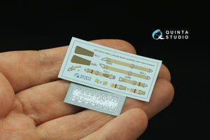 Quinta Studio QR+32033 Ceintures de sécurité pour avions de chasse de la Luftwaffe de la Seconde Guerre mondiale (avec boucles métalliques) (Tous les kits) 1/32 – Bild 9