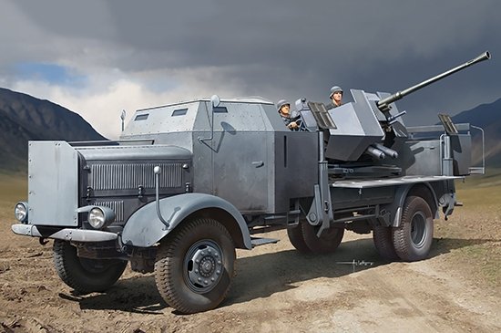 Trumpeter 09593 L4500A avec Flak 37 1/35 de 3,7 cm