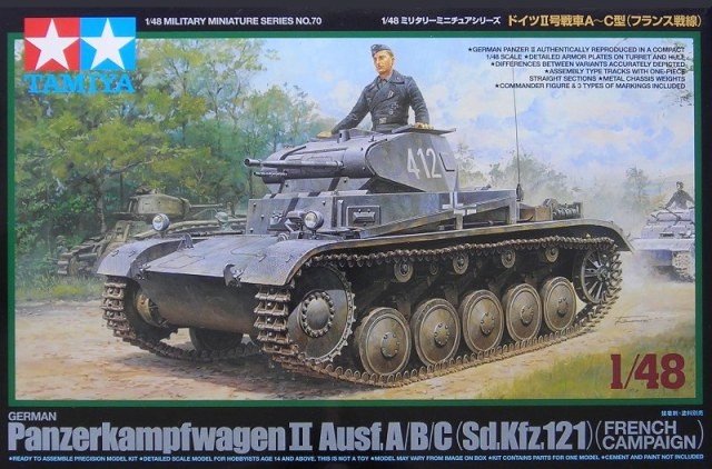 Tamiya 32570 Panzer II allemand A/B/C - Campagne de France (1/48)