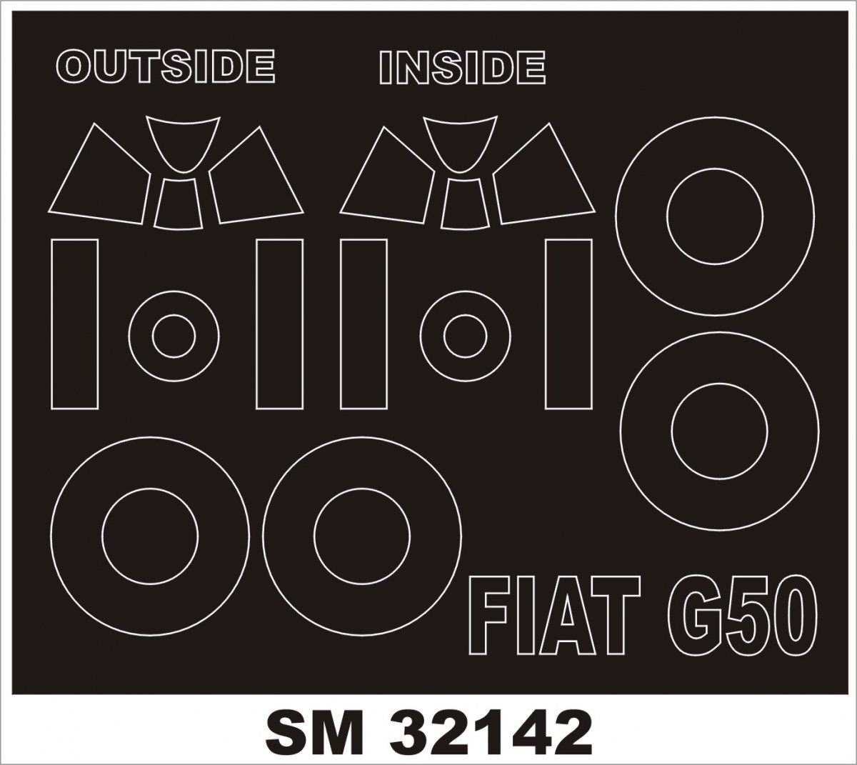 Montex SM32142 FIAT G.50 SPÉCIAL HOBBY