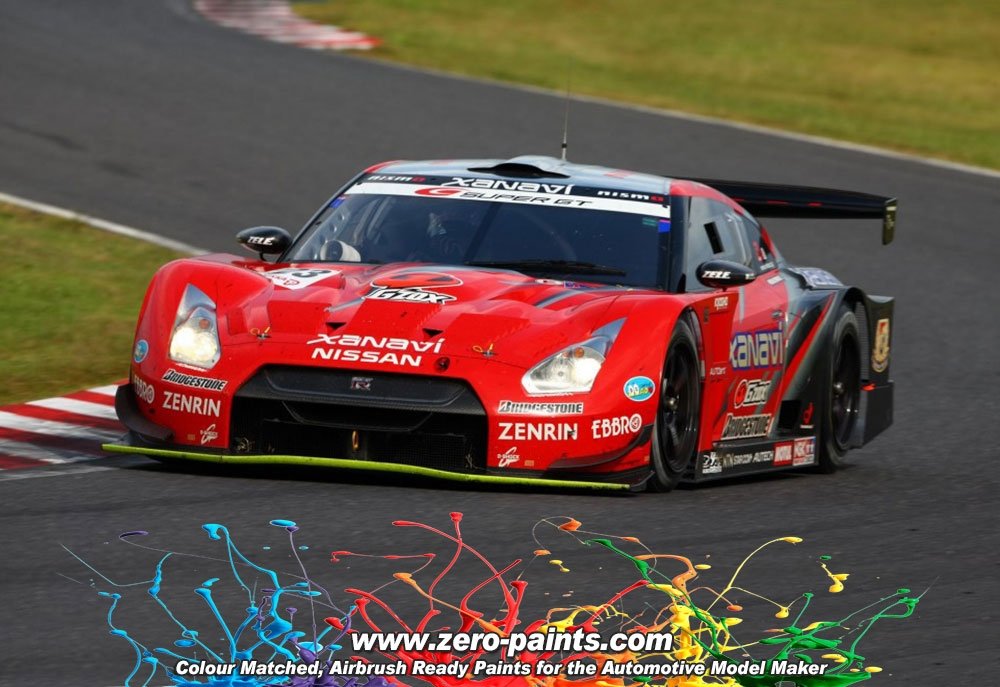 Kit de peinture Zero Paints ZP-1115 Xanavi/Motul Nismo GT-R (R35) Rouge/Noir métallisé, 2 x 30 ml – image 2