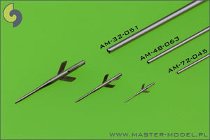 Master AM-32-051 MiG-21 F-13 (Fishbed C) - Tube Pitot (1/32) – immagine 4