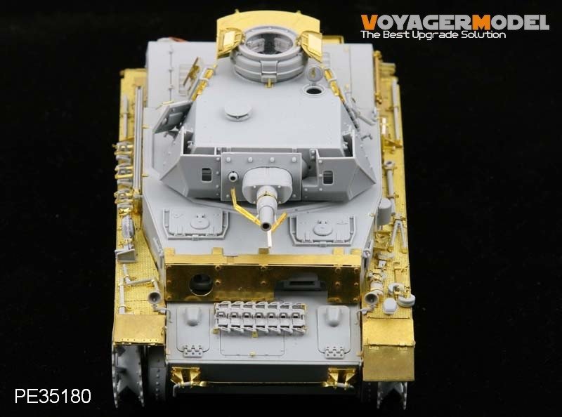 Voyager modèle PE35180 Seconde Guerre mondiale Pz.KPfw. IV Ausf F1 &amp;quot;Vorpanzer&amp;quot; pour DRAGON 6398 1/35 – image 8