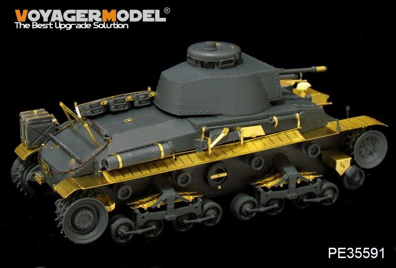 Maquette Voyager PE35591 Pz.Kpfw.35(t) allemand de la Seconde Guerre mondiale (canon de mitrailleuse inclus) (OU ACADEMY 13280 1/35 – immagine 2