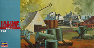 Ensemble d&amp;#39;équipement de camp de campagne Hasegawa MT32 (1/72)