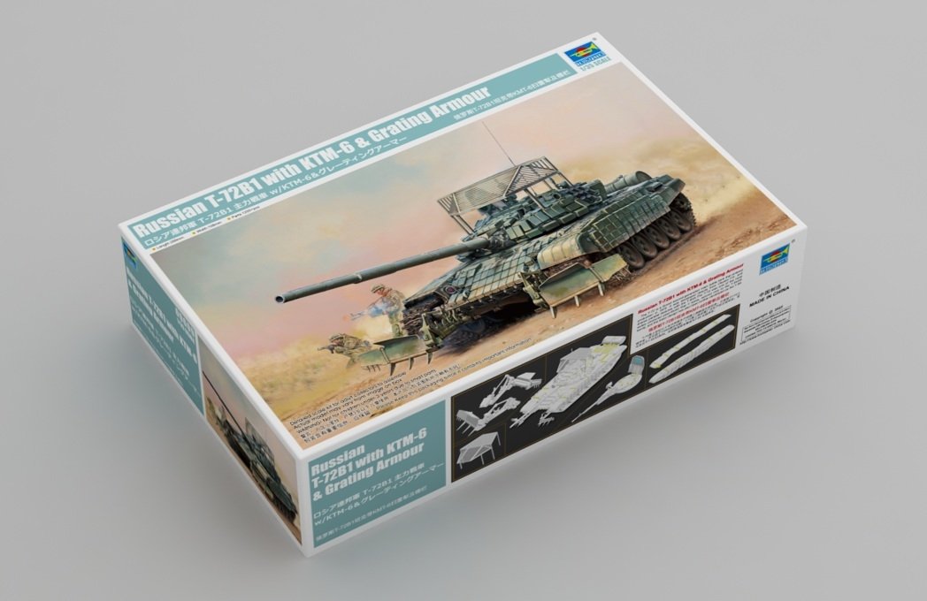 Trumpeter 09609 Char russe T-72B1 avec KTM-6 et blindage à grille 1/35 – immagine 2
