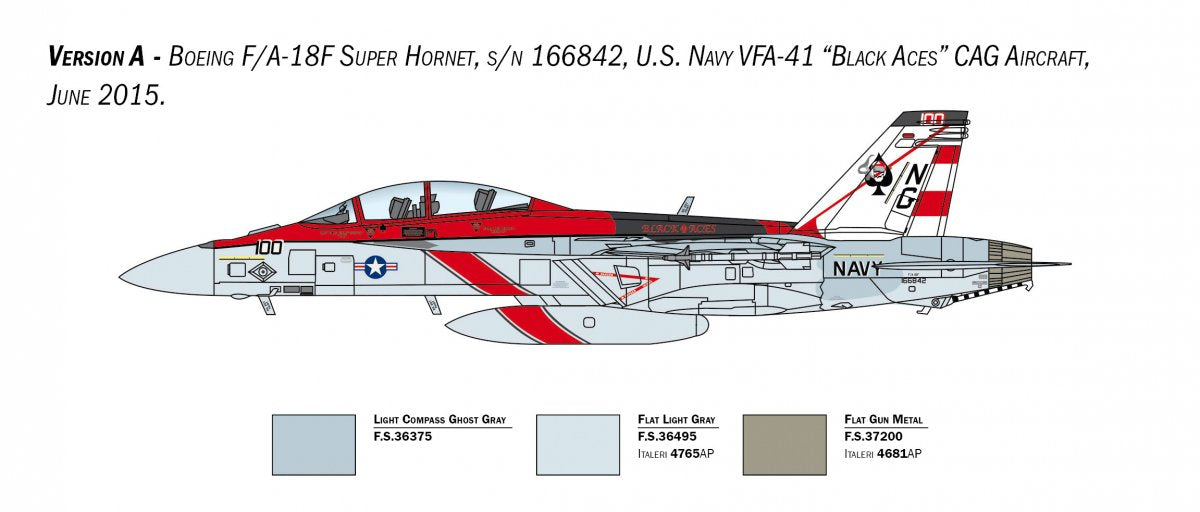Italeri 2823 F/A-18F Couleurs spéciales de l&amp;#39;US Navy 1/48 – image 5