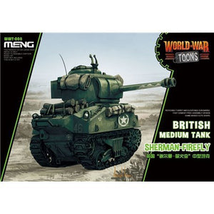 Modèle Meng WWT-008 Dessins animés de la Seconde Guerre mondiale Sherman-Firefly