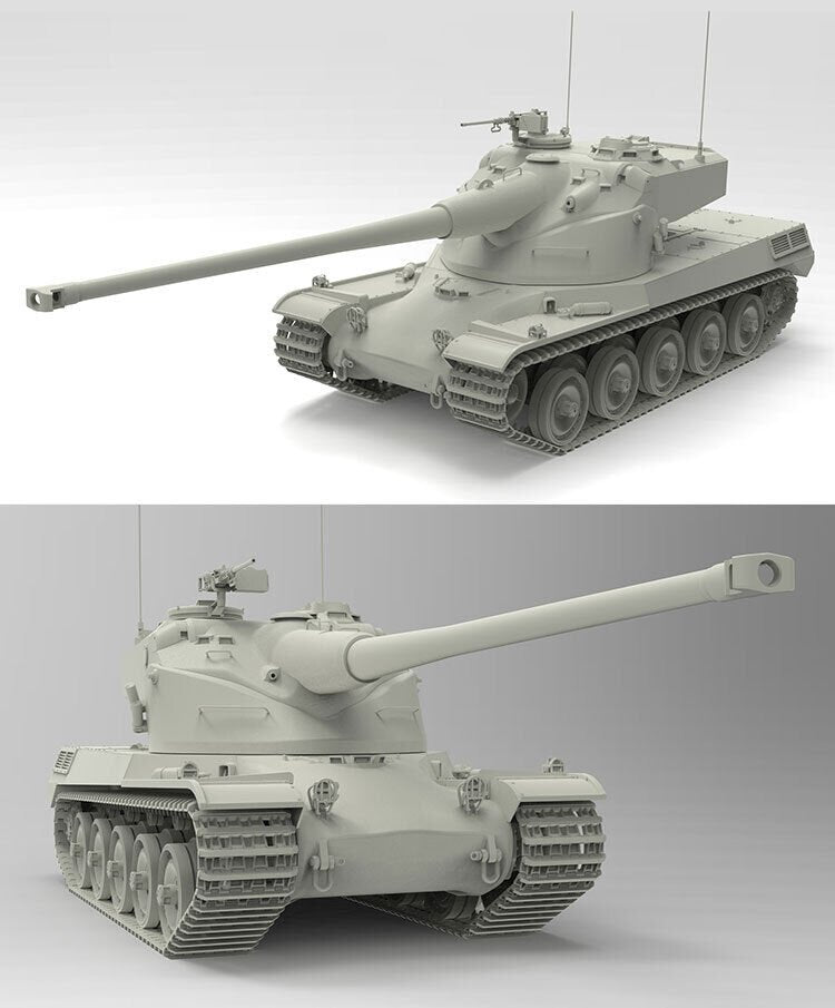 Amusing Hobby 35A049 France AMX-50B Heavy Tank 1/35 – zdjęcie 3