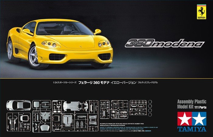 Tamiya 24299 Ferrari 360 Modena Version Jaune (1/24)