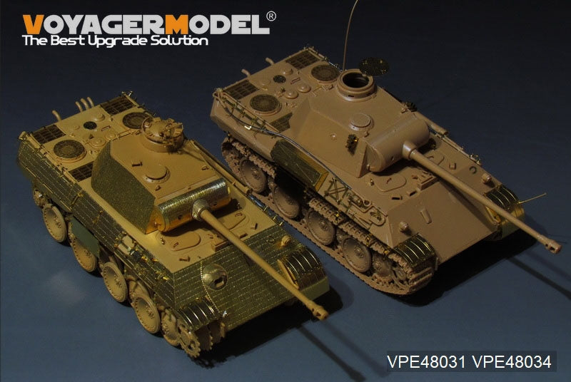 Maquette Voyager VPE48034 Char Panther A allemand de la Seconde Guerre mondiale (modèle de base) pour SUYATA NO-001, échelle 1/48 – image 11