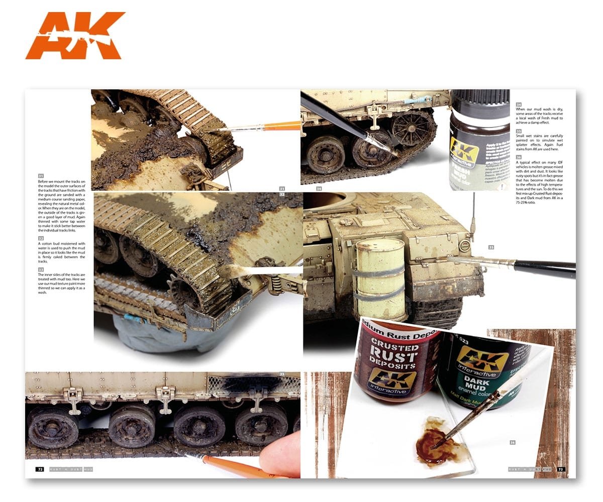 AK Interactive AK253 MUD (SÉRIE RUST &amp;amp; DUST VOL.1) (Anglais) – image 5