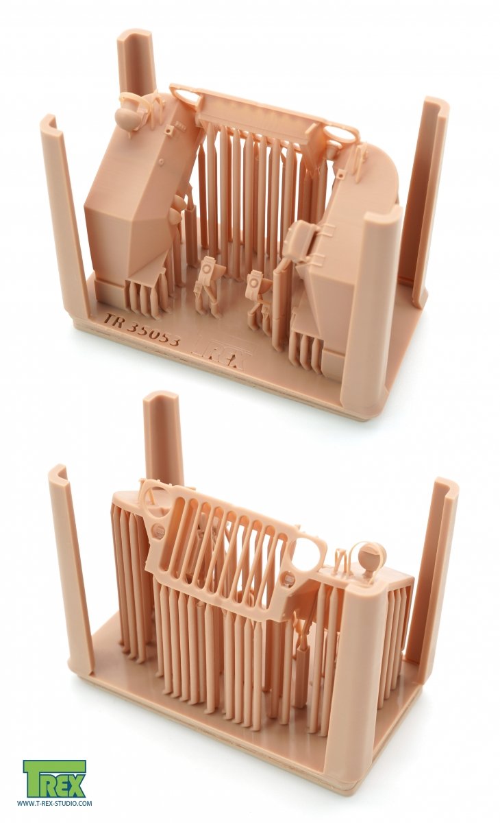 Kit de calandre et ailes T-Rex Studio TR35053 pour Willys MB (TAKOM 1/35) – Bild 3