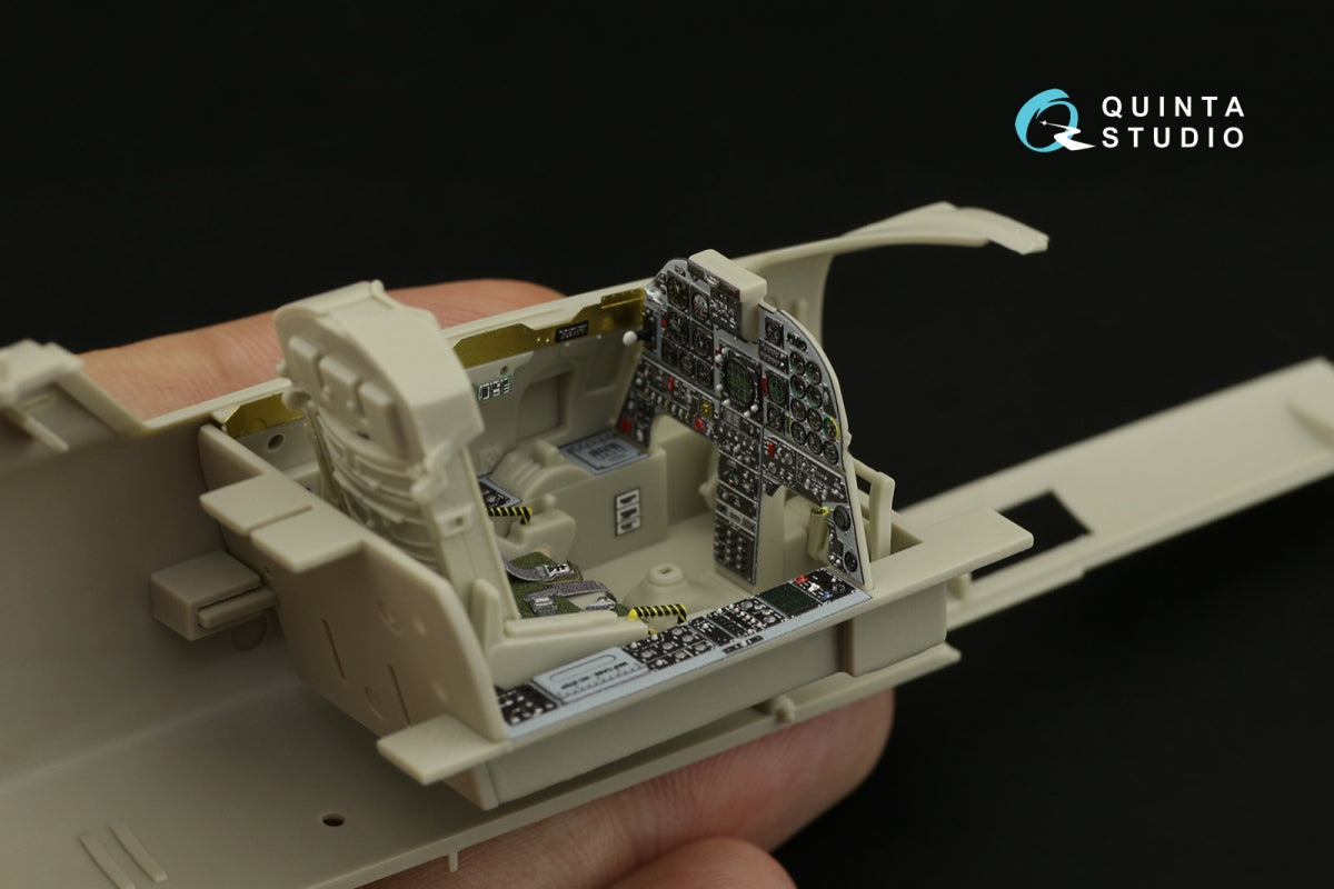 Intérieur coloré imprimé en 3D sur papier décalcomanie pour le kit KittyHawk (QD32086 F-5E-3/RF-5E) au 1/32  – Bild 9