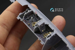 Intérieur imprimé en 3D et coloré sur papier décalcomanie Quinta Studio QD48163 Me 262B-1a/U1 (pour kit HobbyBoss) 1/48 – Bild 3