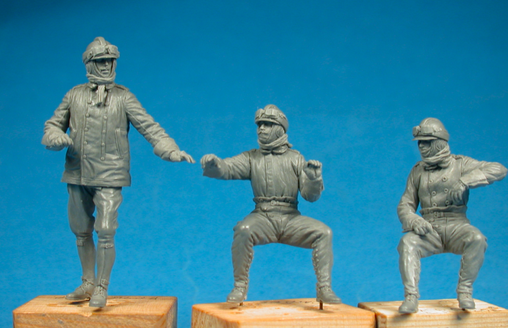 Figurines Copper State Models F32-008 Gotha Bomber, équipage allemand, Première Guerre mondiale, échelle 1/32