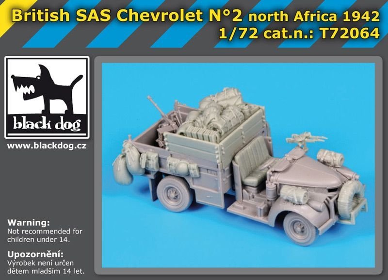 Chevrolet N SAS britannique Black Dog T72064 pour Dragon 1/72 – image 2