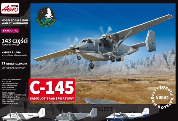 Aeroplast 90043 Avion de transport C-145 (1/72)