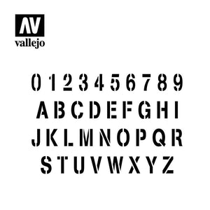 Vallejo ST-LET002 Stamp Font 1/35 – zdjęcie 2