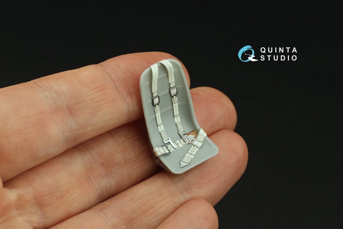 Ceintures de sécurité pour avions de chasse américains de la Seconde Guerre mondiale Quinta Studio QR+32034 (avec boucles métalliques) (Tous les kits) 1/32 – Bild 5