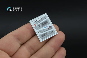 Intérieur imprimé en 3D et coloré sur papier décalcomanie Quinta Studio QD48596 F-15E (Hasegawa) 1/48 – immagine 2