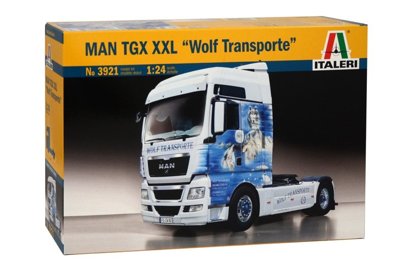 Italeri 3921 - MAN TGX XXL LOUP TRANSPORTE 1/24