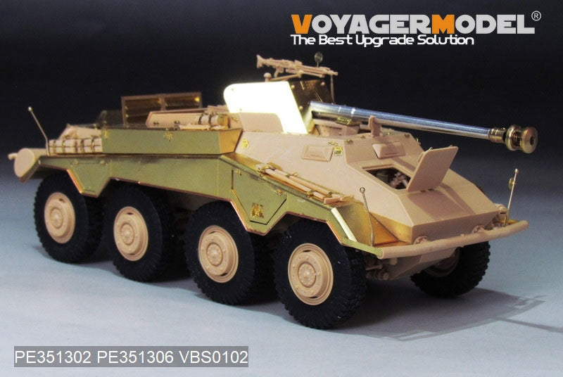 Boîte de rangement Voyager Model PE351302 pour Sd.Kfz 234 allemand de la Seconde Guerre mondiale, version tardive, pour RFM 5110 au 1/35 – image 4