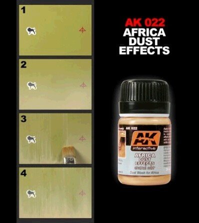 AK Interactive AK022 Effets de poussière africaine 35 ml – image 2