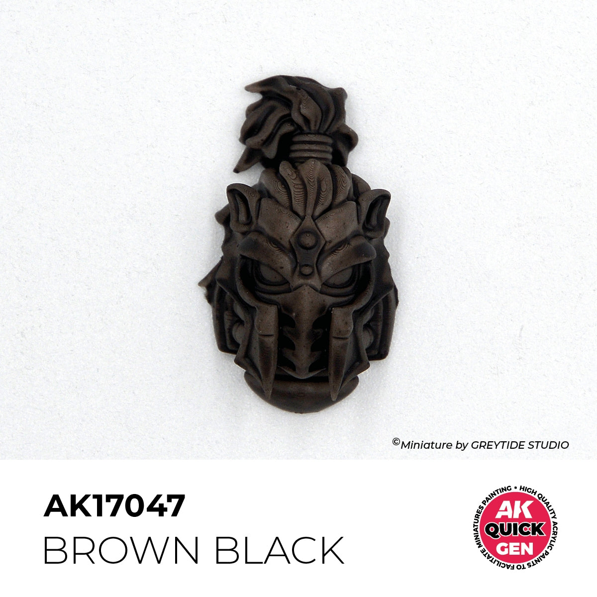 AK Interactive AK17047 BROWN BLACK – QUICK GEN COLOR 18ml