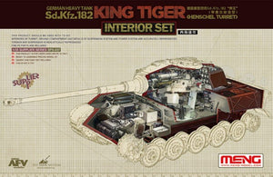 Meng modèle SPS-037 Sd.Kfz.182 &amp;quot;King Tiger&amp;quot; (tourelle Henschel) ensemble intérieur 1/35