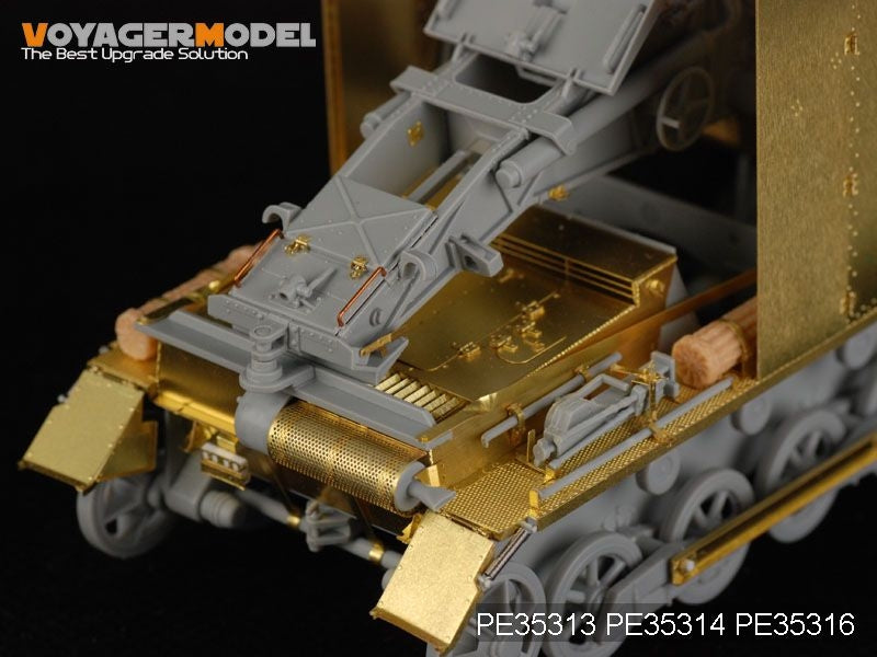 Maquette Voyager PE35313 Canon allemand de 150 mm s.IG.33(Sf) sur Pz.Kpfw.I Ausf.B Basic pour DRAGON 6259 au 1/35 – image 3