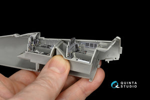 Intérieur imprimé en 3D et coloré sur papier décalcomanie Quinta Studio QD48052 F-15E (pour maquette Revell) 1/48  – immagine 11
