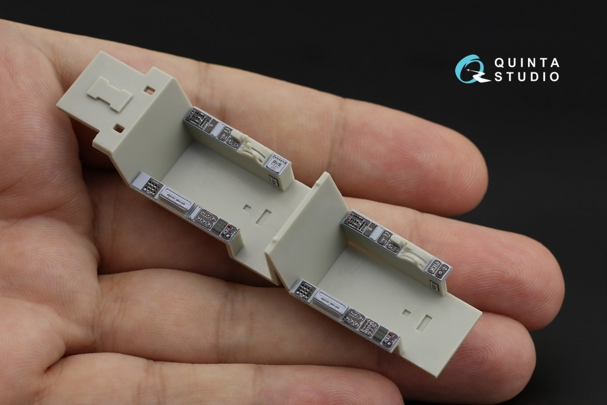 Intérieur imprimé en 3D et coloré sur papier décalcomanie Quinta Studio QD48197 pour F-5F Tiger II (pour AFV Club) à l&amp;#39;échelle 1/48 – immagine 6