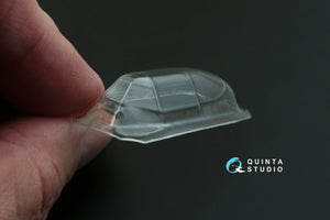 Quinta Studio QC48020 Verrière transparente thermoformée de correction pour Yak-1B, 1 pièce (pour maquettes Accurate Miniatures/Zvezda/Eduard), échelle 1/48 – image 6