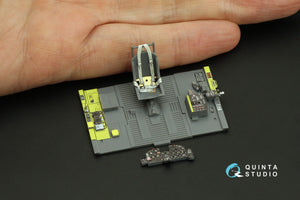 Intérieur coloré imprimé en 3D sur papier décalcomanie (Dora Wings) Quinta Studio QD48443 P-47B Thunderbolt 1/48  – immagine 6