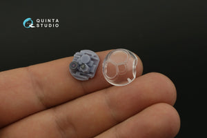 Intérieur coloré imprimé en 3D sur papier décalcomanie (Academy) pour Quinta Studio QD+35119 AH-1Z (avec pièces en résine imprimées en 3D) à l&amp;#39;échelle 1/35 – image 12